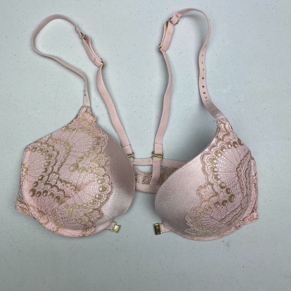 LS PNK/GLD "Beyond Sexy" Pushup,  32C. *P1025